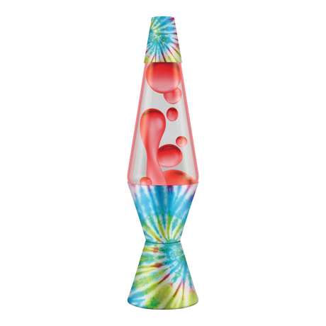14.5" Pinwheel Tie Dye LAVA Lamp