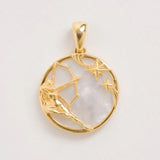 Sagittarius, Gold Zodiac Pendant