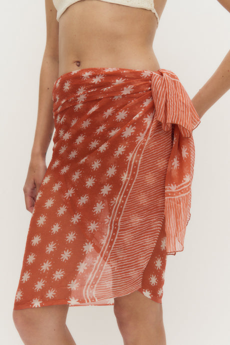 THE SARONG - CORAL