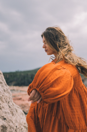 Symi Dress - Ochre