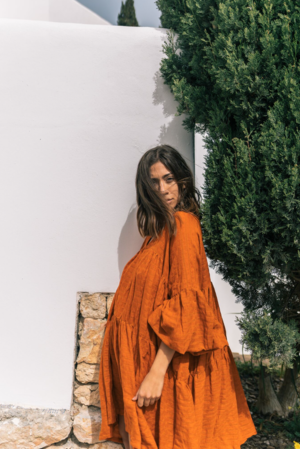 Symi Dress - Ochre