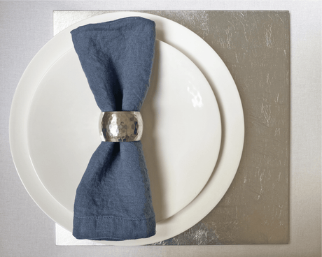 Silver Leaf Placemat  - Silver