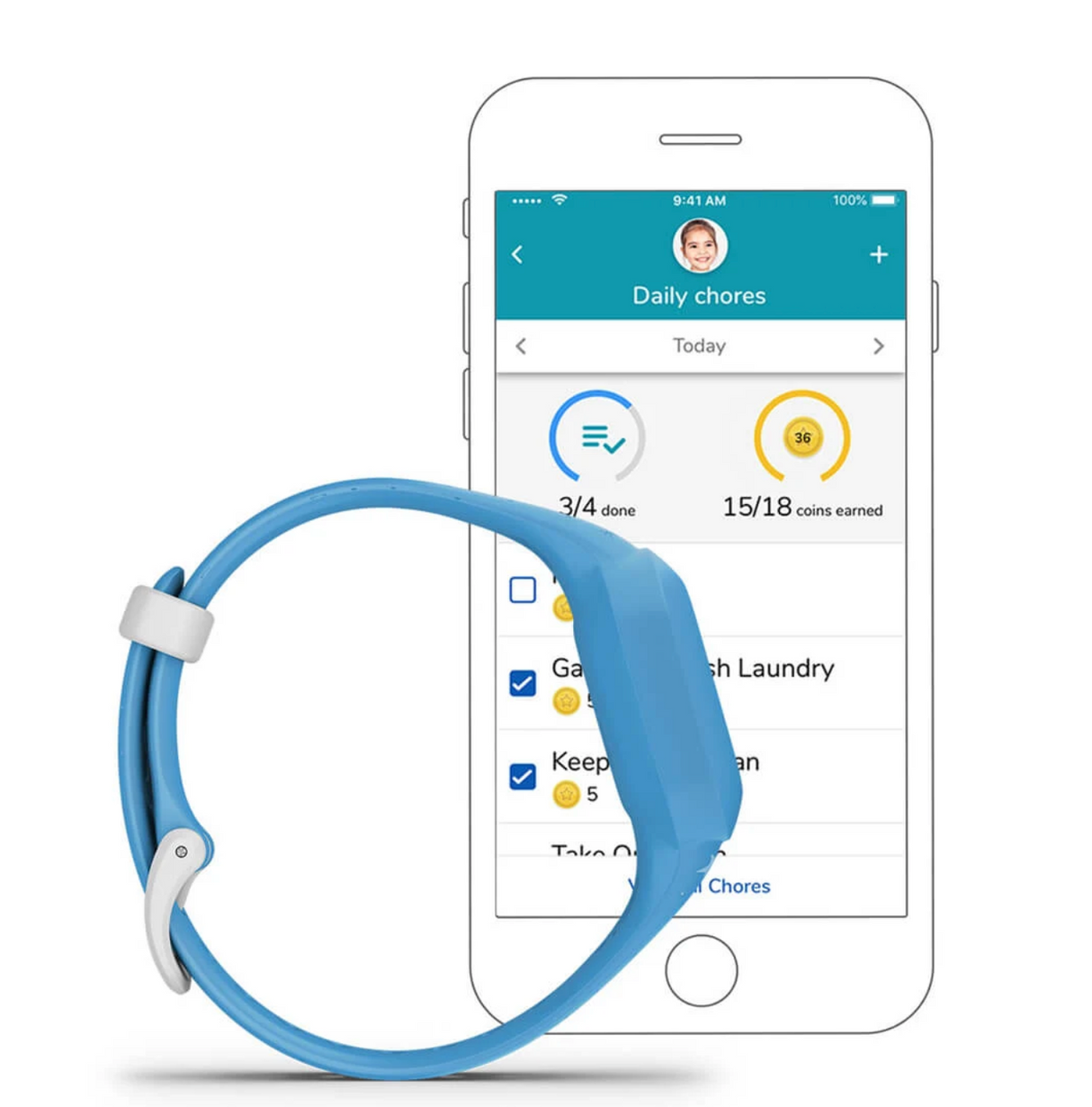 GARMIN VIVOFIT JR 3, WW -  BLUE STARS