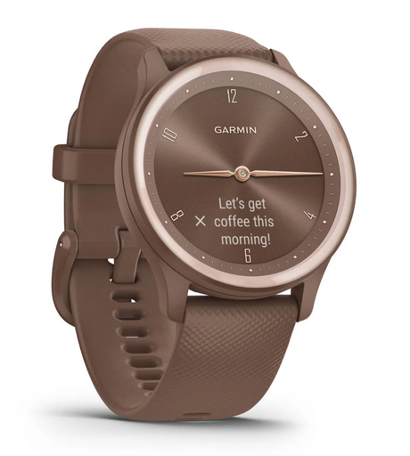 Garmin Vivomove Sport, Cocoa with Silicone Band B