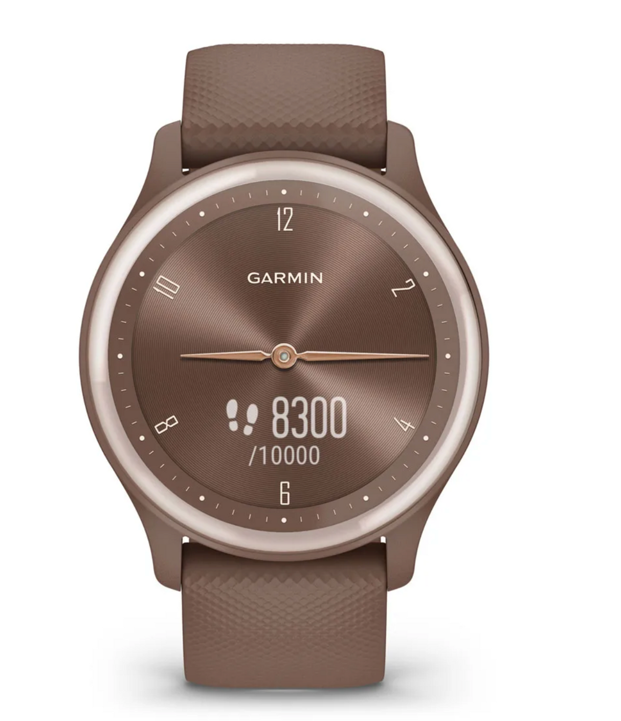 Garmin Vivomove Sport, Cocoa with Silicone Band B