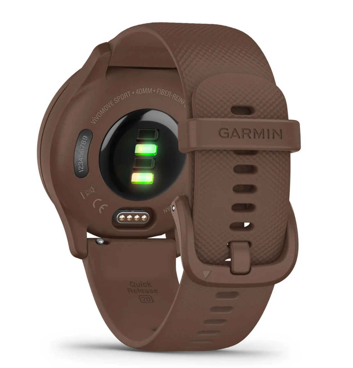 Garmin Vivomove Sport, Cocoa with Silicone Band B