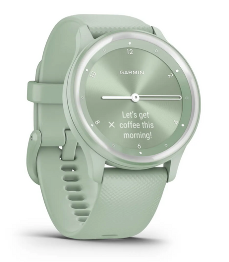 Garmin Vivomove Sport, Cool Mint w/ Silicone Band