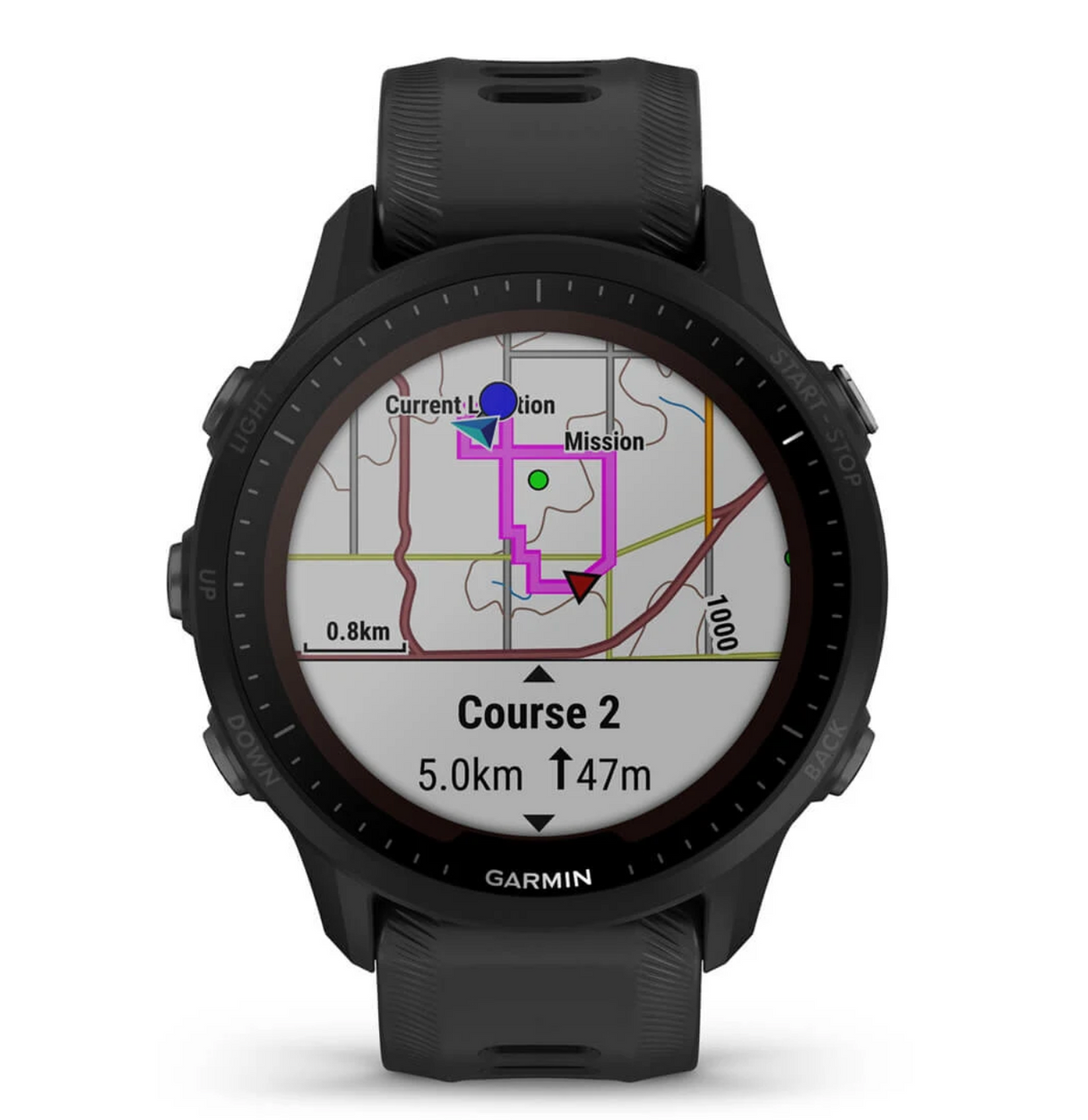 Forerunner 955, Solar, Black
