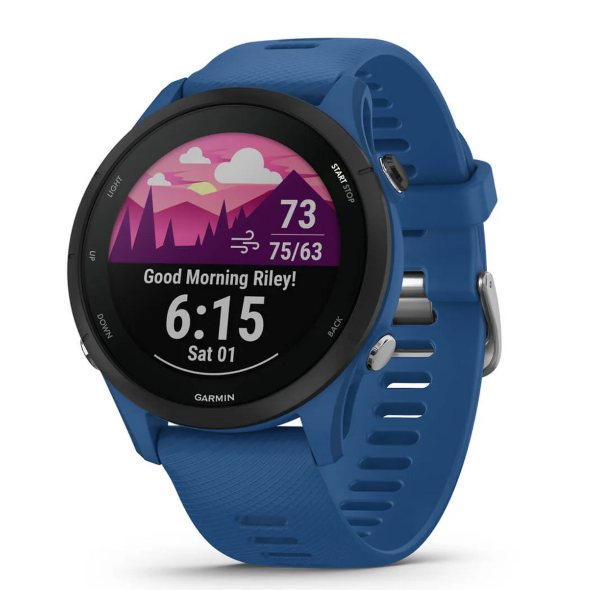 Forerunner 255 GPS Running Watch, Tidal Blue B