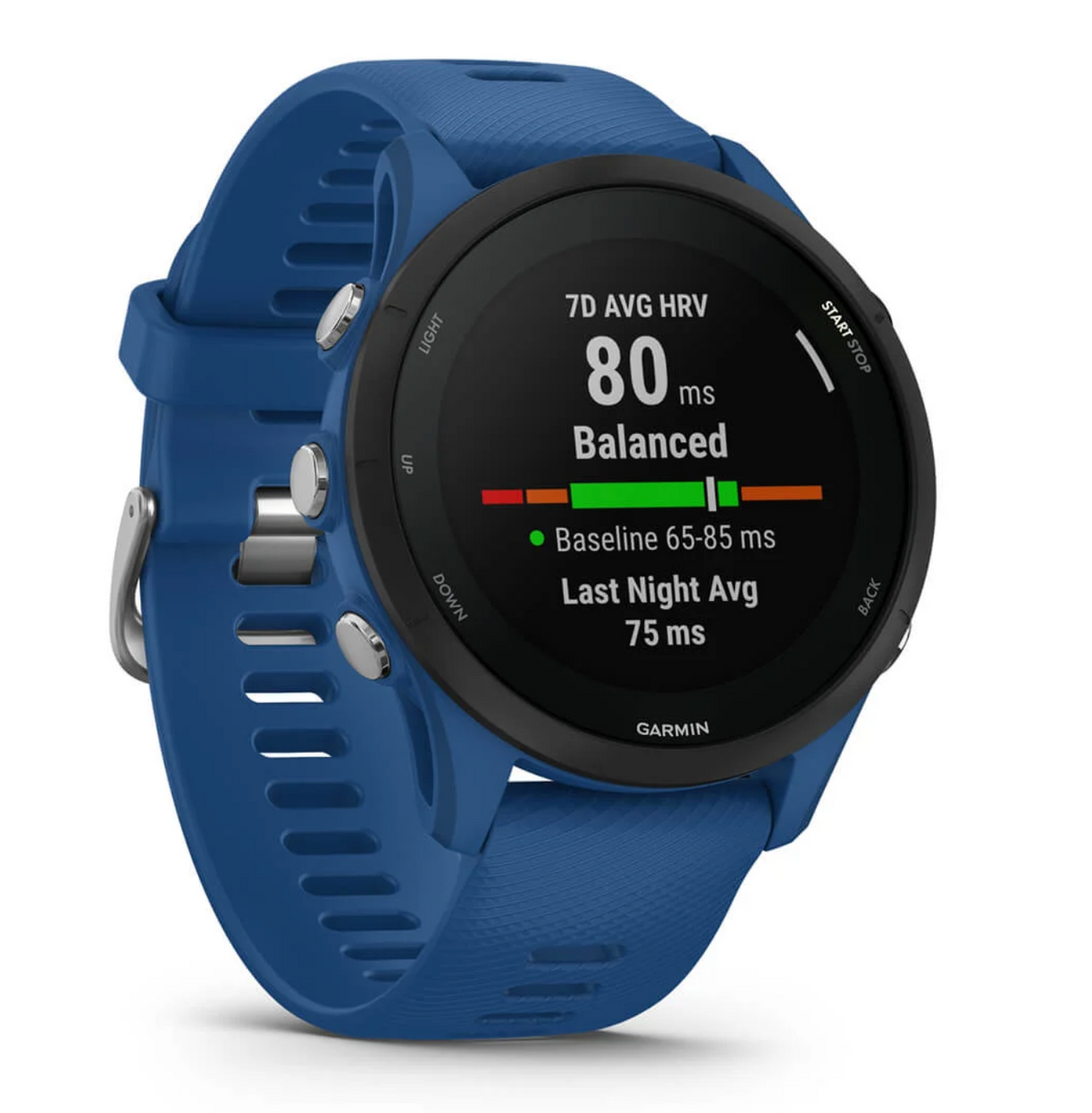 Forerunner 255 GPS Running Watch, Tidal Blue B