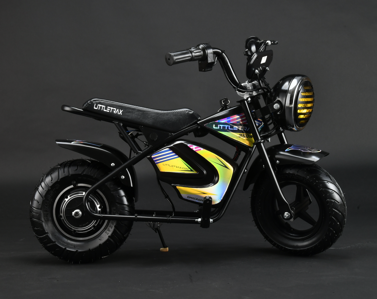 NEW LittleTrax Kids Electric Monkey Bike 350w Dirt bike ride on toy similar to 50cc off road bike
