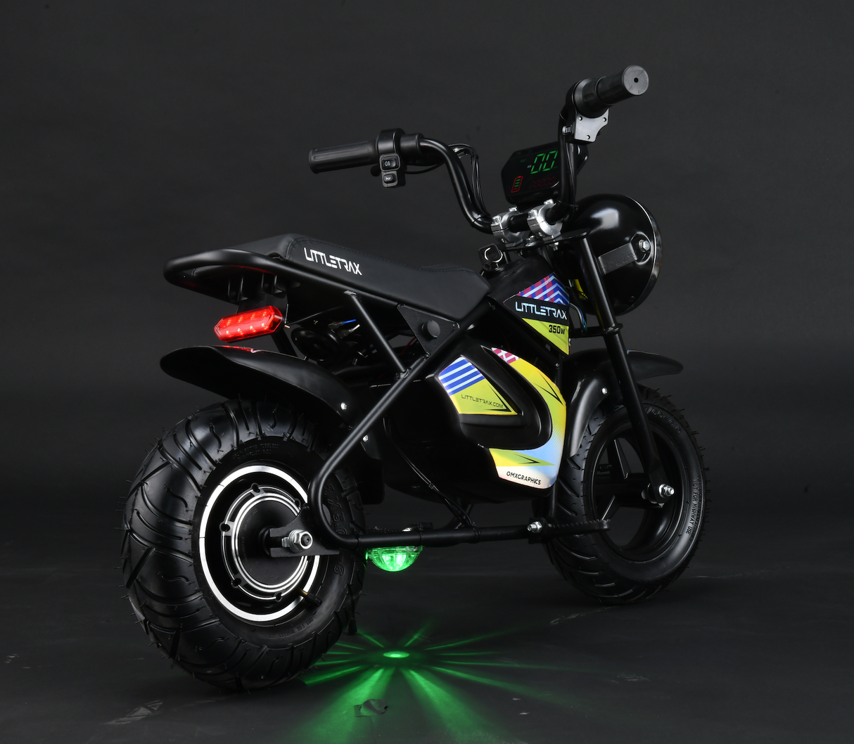 NEW LittleTrax Kids Electric Monkey Bike 350w Dirt bike ride on toy similar to 50cc off road bike