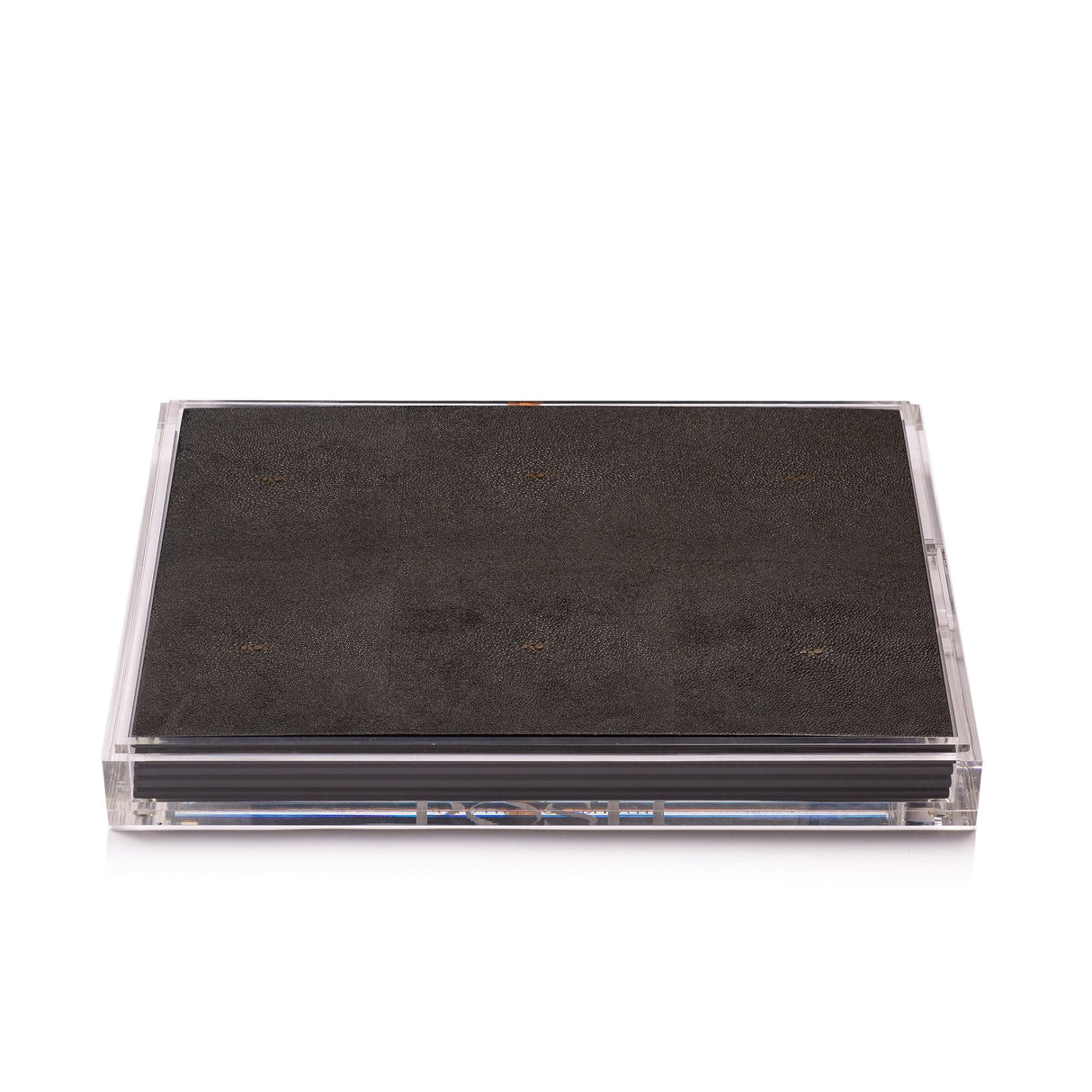 Servebox Clear - Shagreen Chocolate