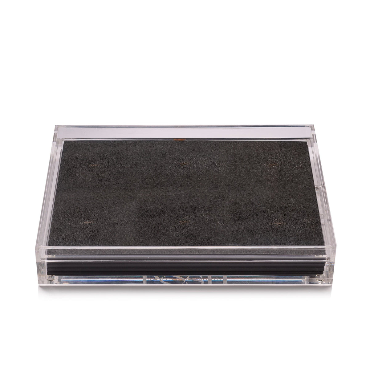Servebox Clear - Shagreen Chocolate