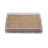 Servebox Clear - Shagreen Natural
