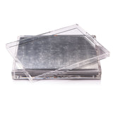 Servebox Clear Silver Leaf - Silver