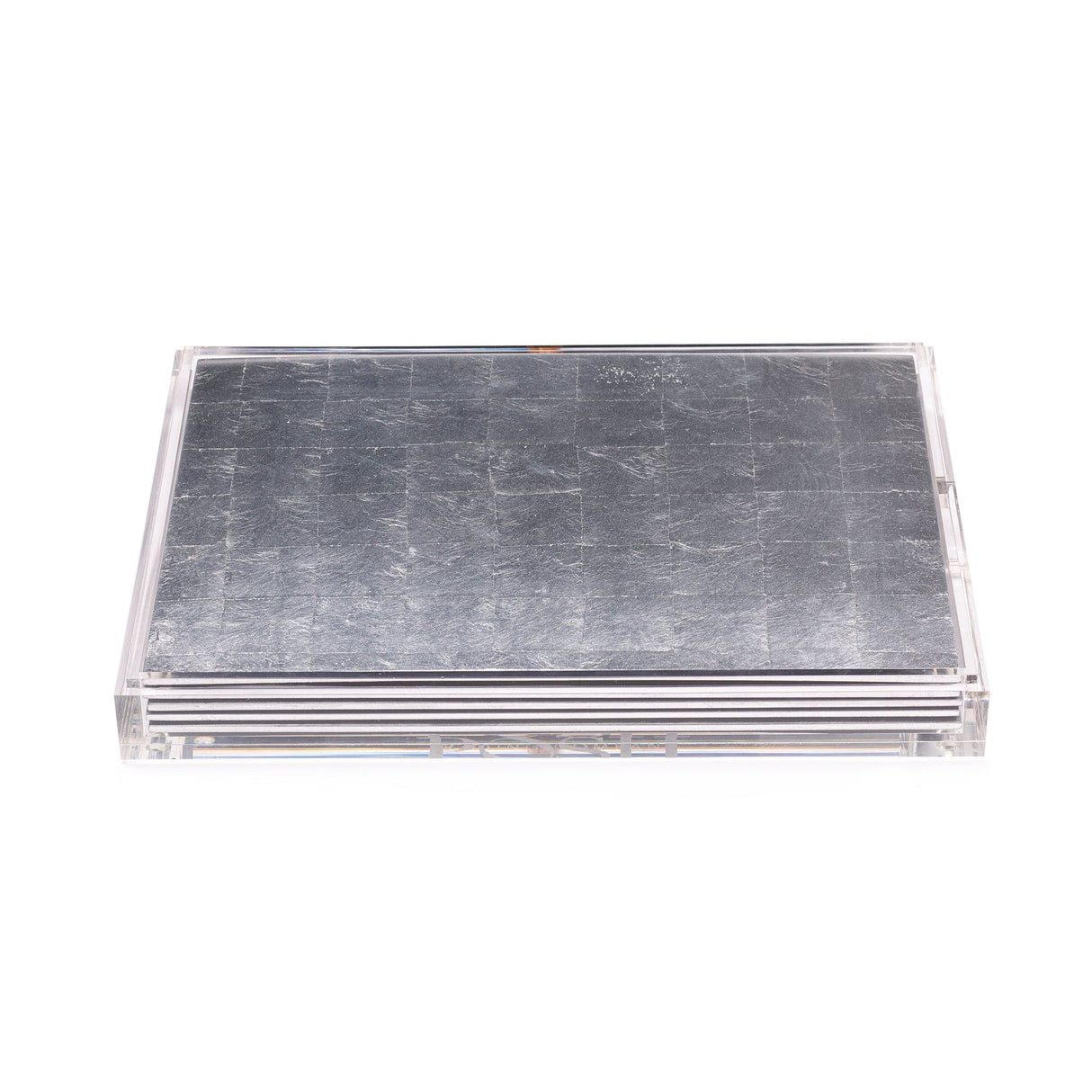 Servebox Clear Silver Leaf - Silver