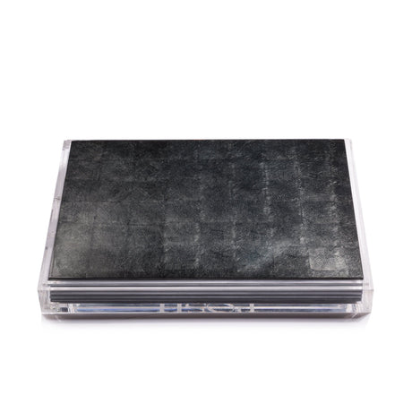 Servebox Clear Silver Leaf - Stormy Sky