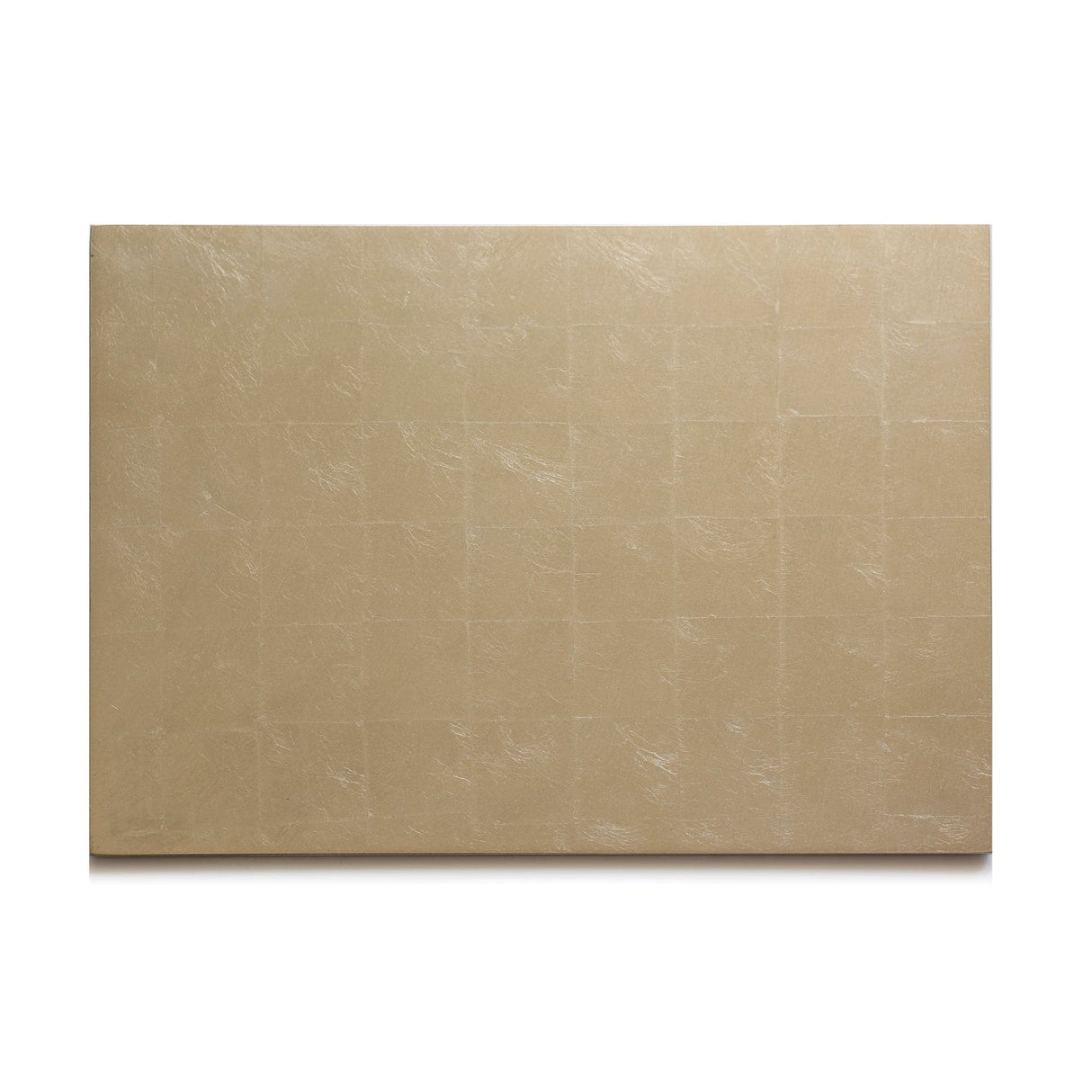 Silver Leaf Grand Placemat - Chic Matte Champagne