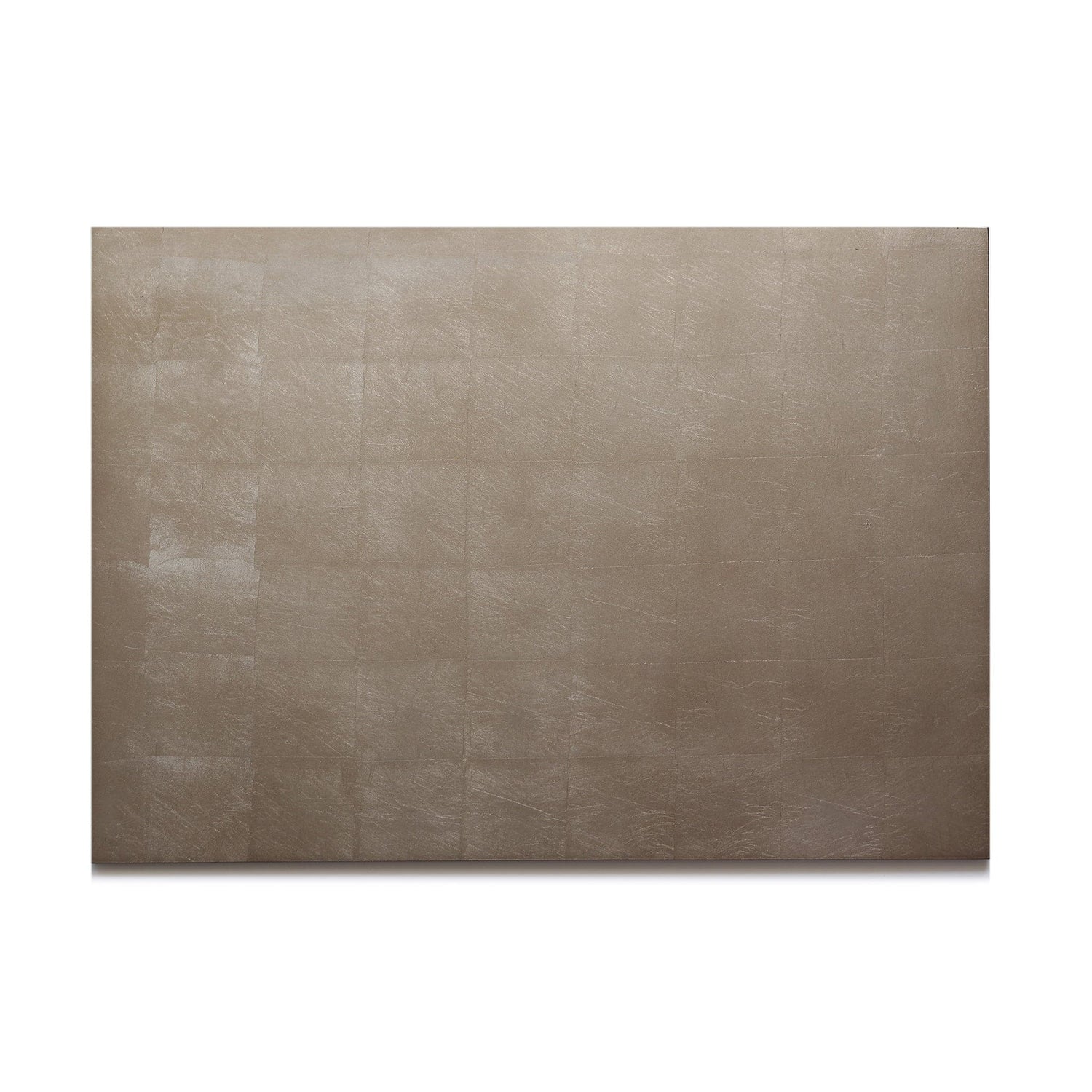 Silver Leaf Grand Placemat - Chic Matte Taupe