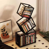 Rotating Cube Bookshelf