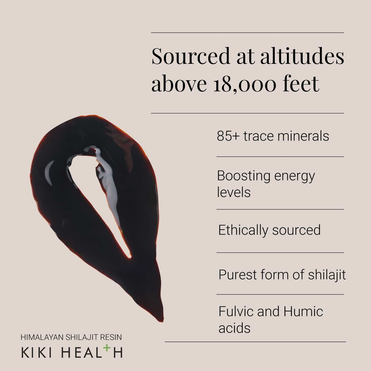 KIKI Health Himalayan Shilajit Resin