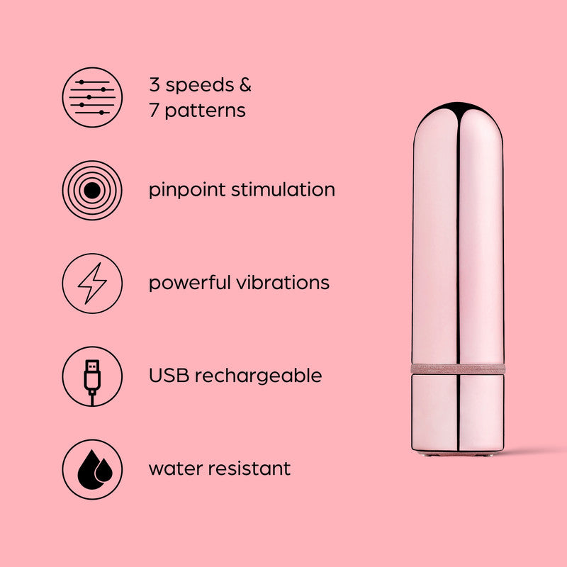 So Divine Shine Rechargeable Mini Bullet Vibrator