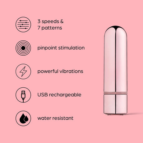 So Divine Shine Rechargeable Mini Bullet Vibrator