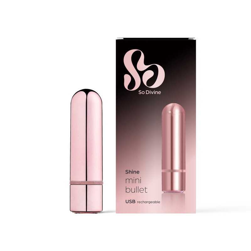 So Divine Shine Rechargeable Mini Bullet Vibrator