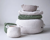 Crochet Ottoman | IVORY