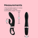 So Divine Black Magic Rabbit Vibrator