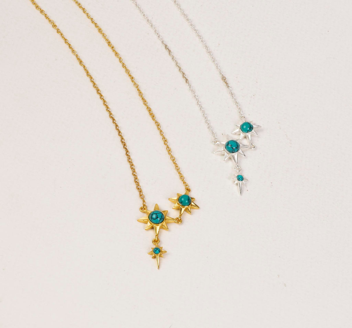 Star Gaze North Star Necklace Gold