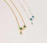 Star Gaze North Star Necklace Gold