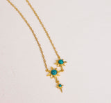Star Gaze North Star Necklace Gold