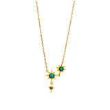 Star Gaze North Star Necklace Gold