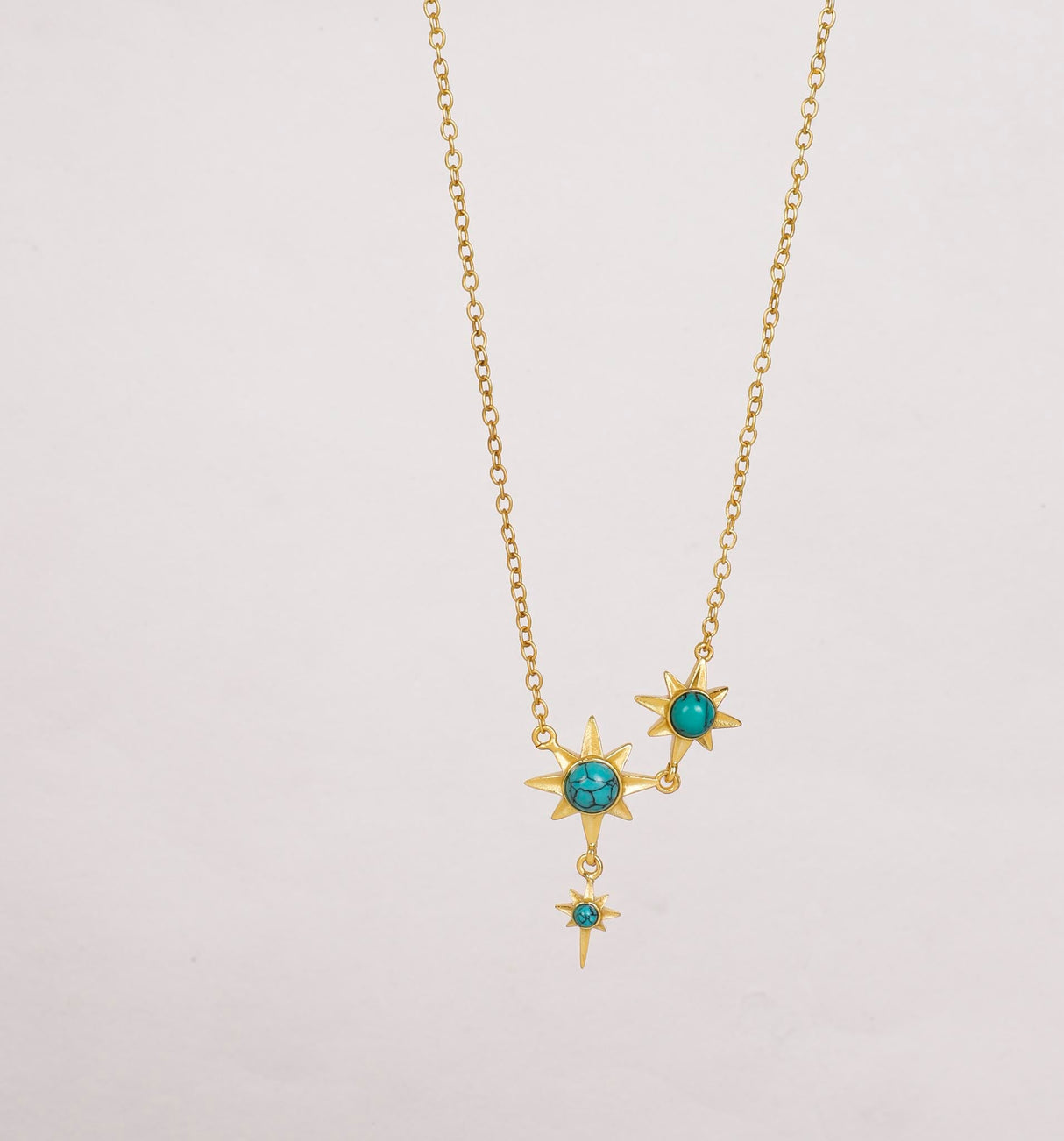 Star Gaze North Star Necklace Gold