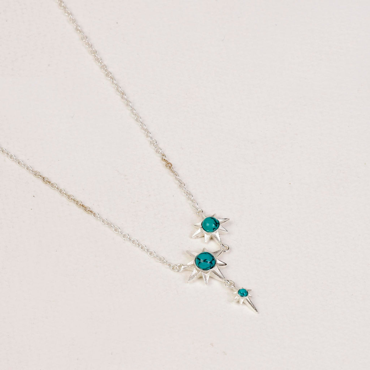 Star Gaze North Star Necklace Silver