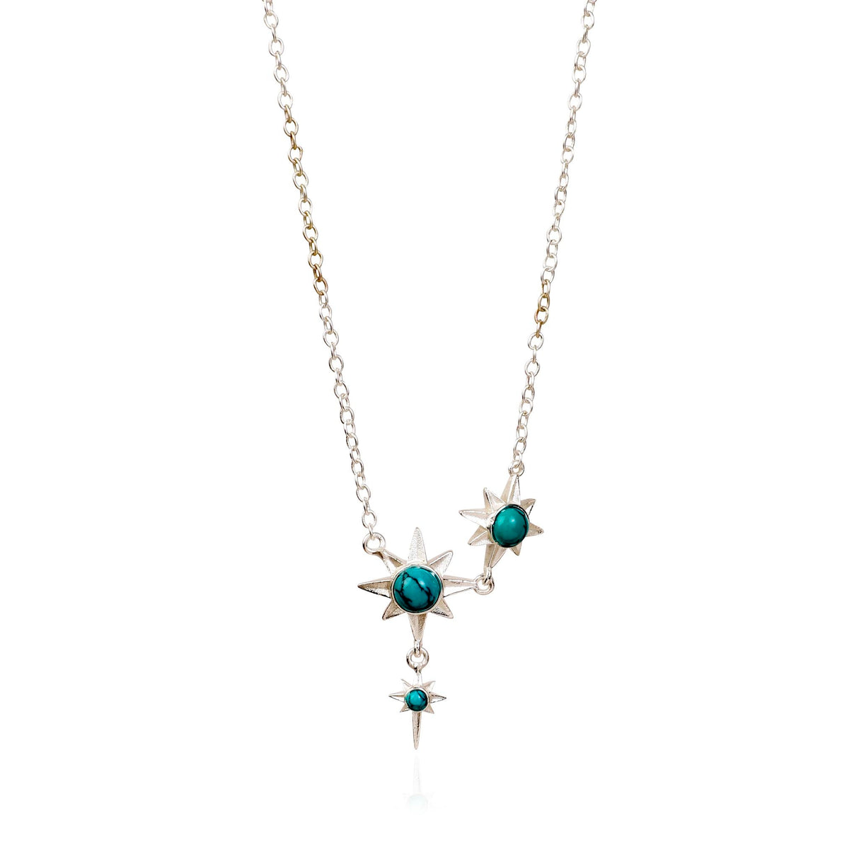 Star Gaze North Star Necklace Silver