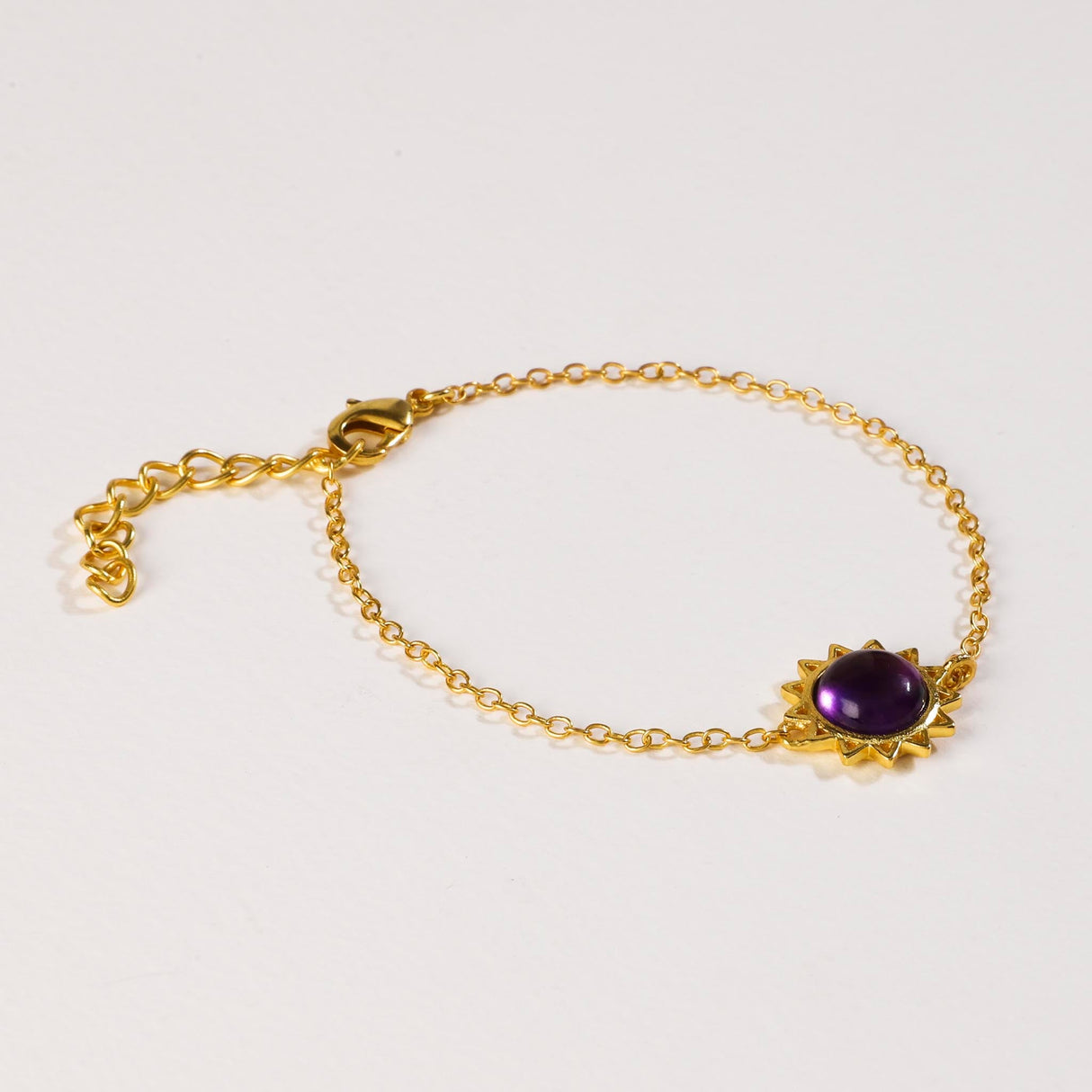 Amethyst Bracelet " Stellar Elegance"