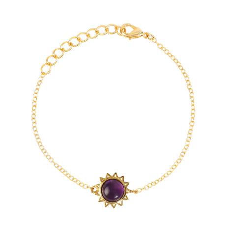 Amethyst Bracelet " Stellar Elegance"