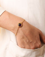 Amethyst Bracelet " Stellar Elegance"