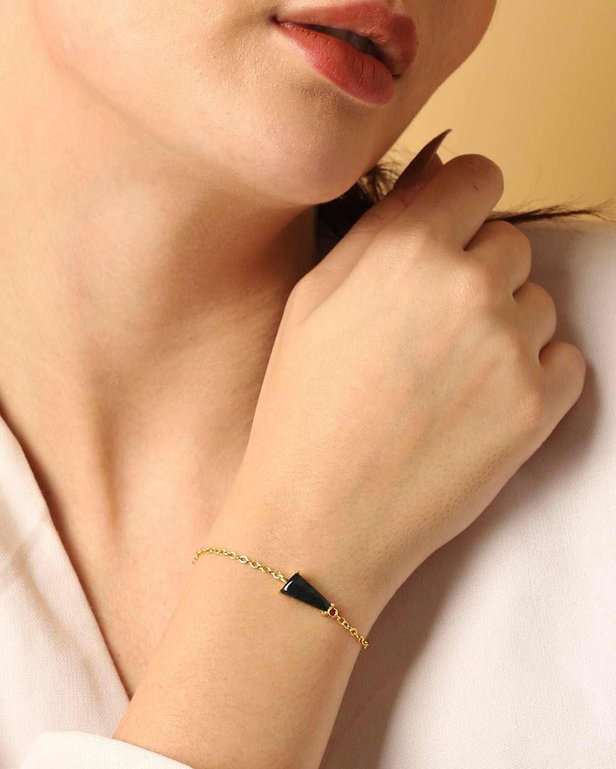 Blood Stone Bracelet "Stellar Elegance"