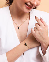 Blood Stone Bracelet "Stellar Elegance"