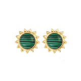 Malachite Jewellery Set "Stellar Elegance"