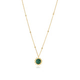 Malachite Jewellery Set "Stellar Elegance"