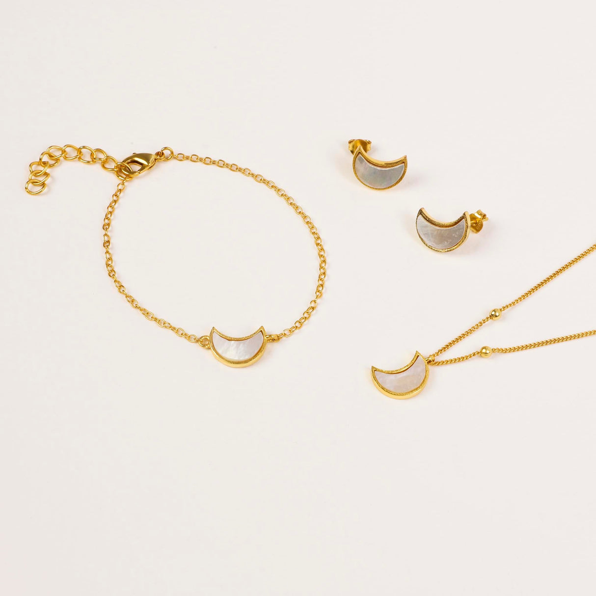 Moon Mother of Pearl Jewellery Set