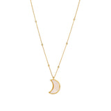 Moon Necklace Mother of Pearl