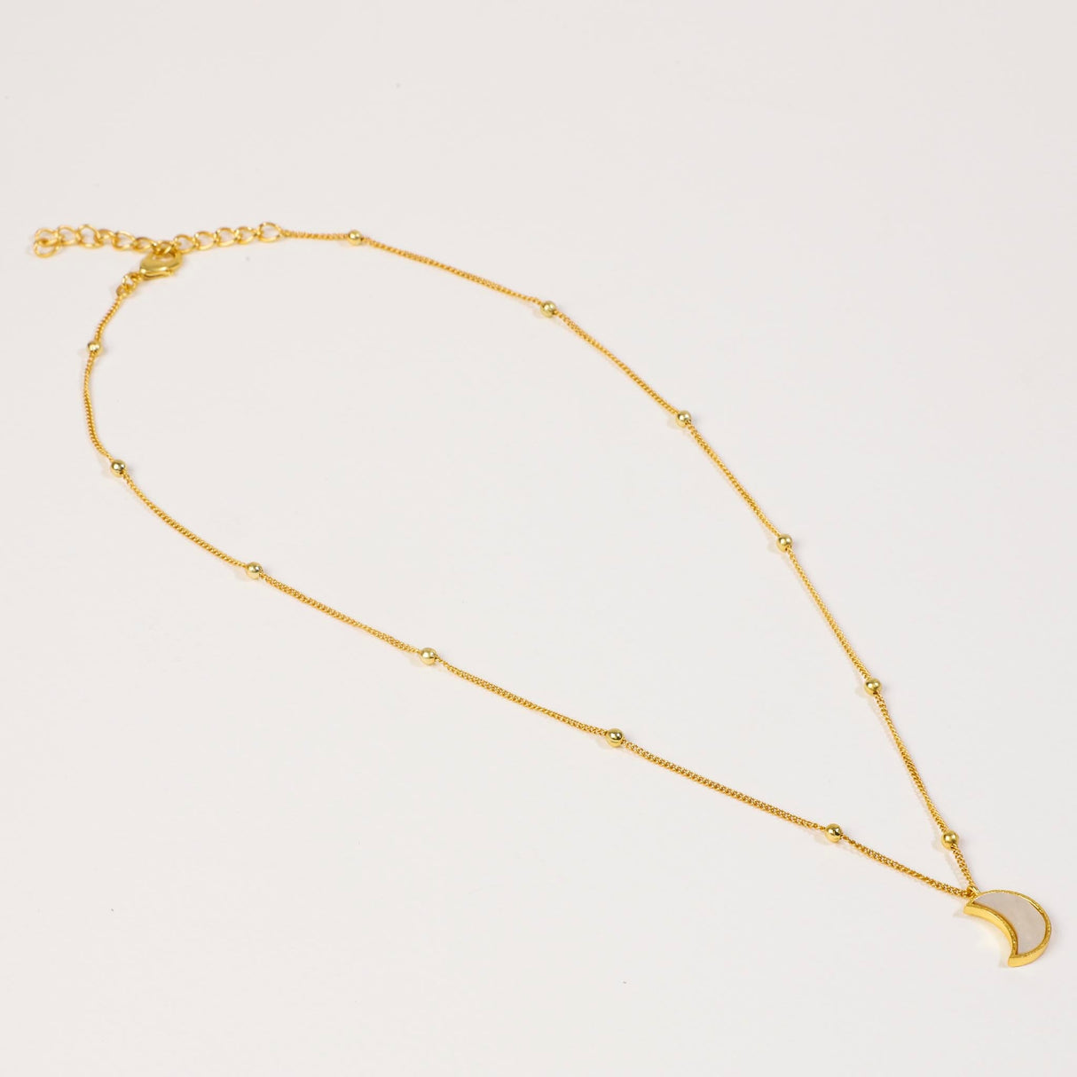 Moon Necklace Mother of Pearl