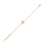 Peach MoonStone Bracelet "Stellar Elegance"
