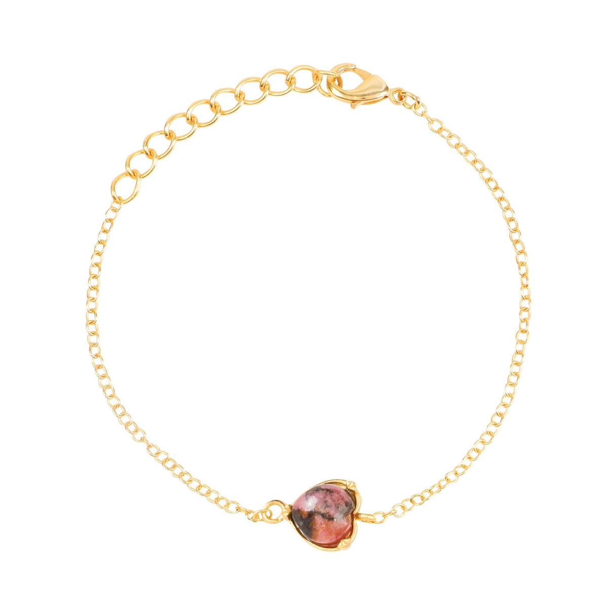 Rhodonite Bracelet "Stellar Elegance"
